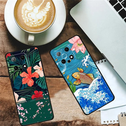 For Xiaomi 14 TPU Case Protective Phone Cover Ethnic Pattern Printing