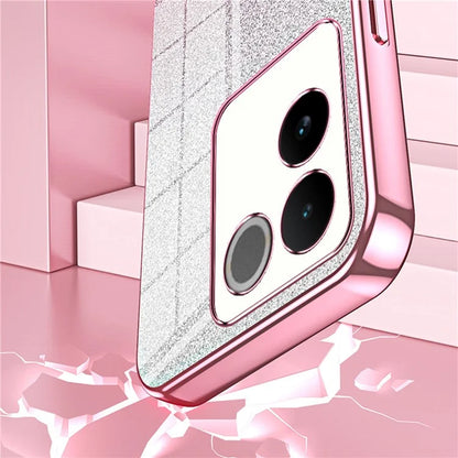 Sparkling Gradient Case for vivo S17e 5G Electroplated TPU Phone Cover