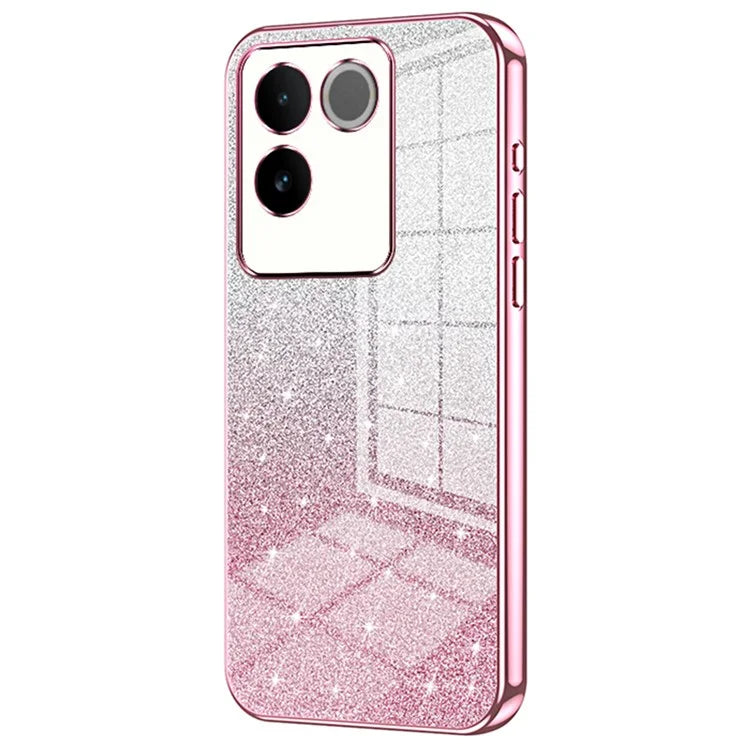 Sparkling Gradient Case for vivo S17e 5G Electroplated TPU Phone Cover