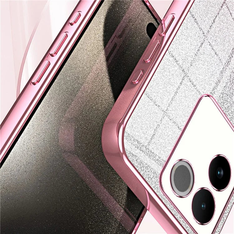 Sparkling Gradient Case for vivo S17e 5G Electroplated TPU Phone Cover