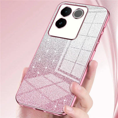 Sparkling Gradient Case for vivo S17e 5G Electroplated TPU Phone Cover