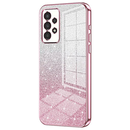 For Samsung Galaxy A13 4G TPU Case Gradient Glitter Electroplating Slim Phone Cover
