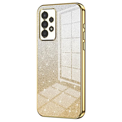 For Samsung Galaxy A13 4G TPU Case Gradient Glitter Electroplating Slim Phone Cover