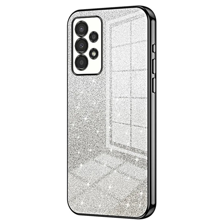 For Samsung Galaxy A13 4G TPU Case Gradient Glitter Electroplating Slim Phone Cover