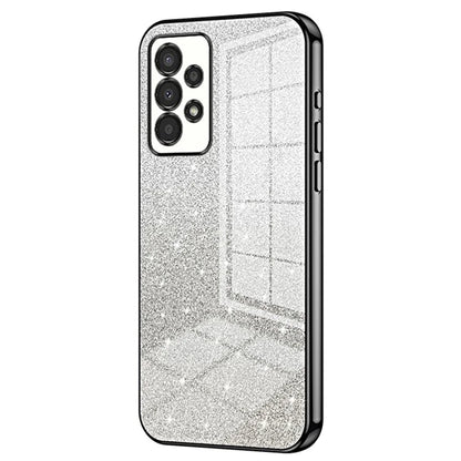 For Samsung Galaxy A13 4G TPU Case Gradient Glitter Electroplating Slim Phone Cover