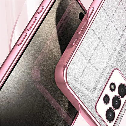 For Samsung Galaxy A13 4G TPU Case Gradient Glitter Electroplating Slim Phone Cover