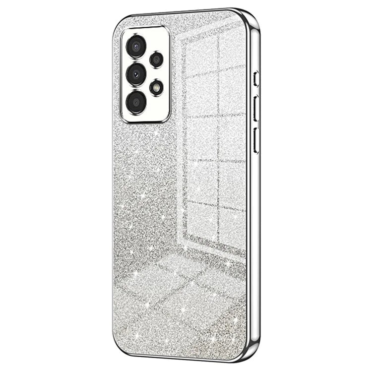 For Samsung Galaxy A13 4G TPU Case Gradient Glitter Electroplating Slim Phone Cover