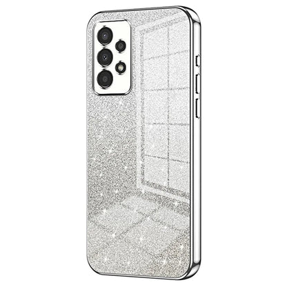 For Samsung Galaxy A13 4G TPU Case Gradient Glitter Electroplating Slim Phone Cover
