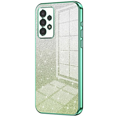 For Samsung Galaxy A13 4G TPU Case Gradient Glitter Electroplating Slim Phone Cover