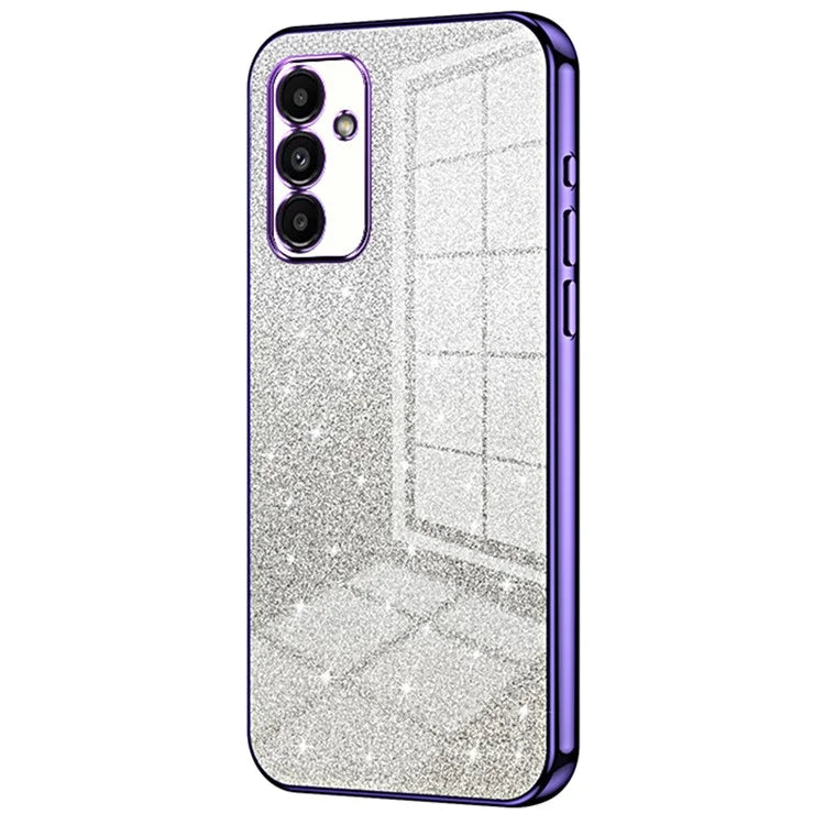For Samsung Galaxy A13 5G Case Gradient Glitter Electroplated TPU Phone Case