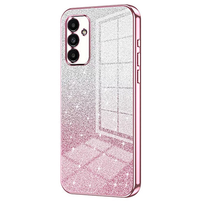For Samsung Galaxy A13 5G Case Gradient Glitter Electroplated TPU Phone Case