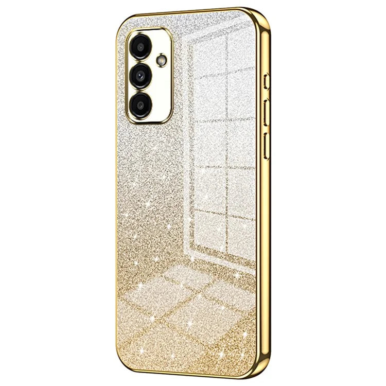 For Samsung Galaxy A13 5G Case Gradient Glitter Electroplated TPU Phone Case