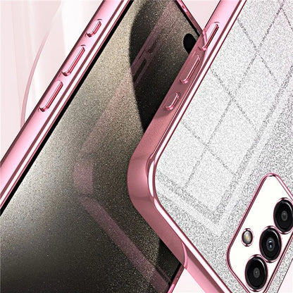For Samsung Galaxy A13 5G Case Gradient Glitter Electroplated TPU Phone Case