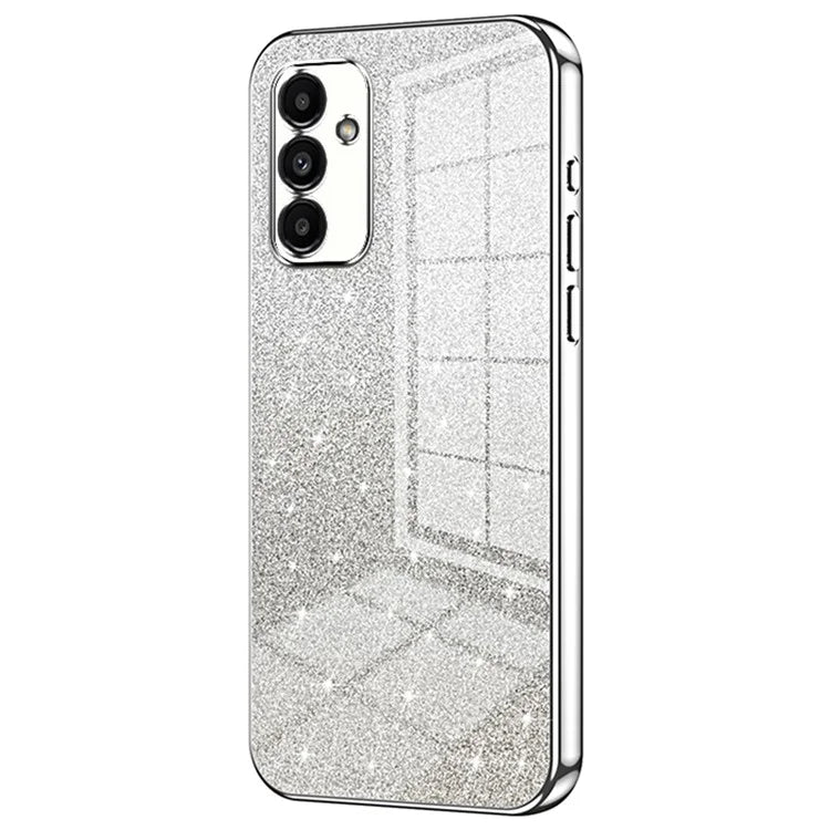 For Samsung Galaxy A13 5G Case Gradient Glitter Electroplated TPU Phone Case