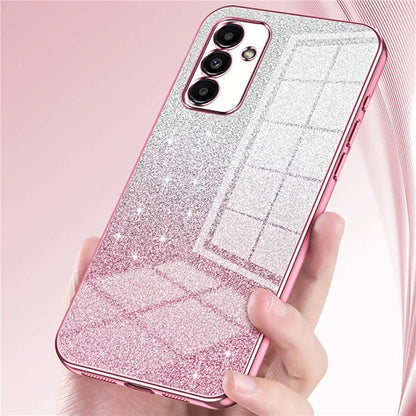 For Samsung Galaxy A13 5G Case Gradient Glitter Electroplated TPU Phone Case