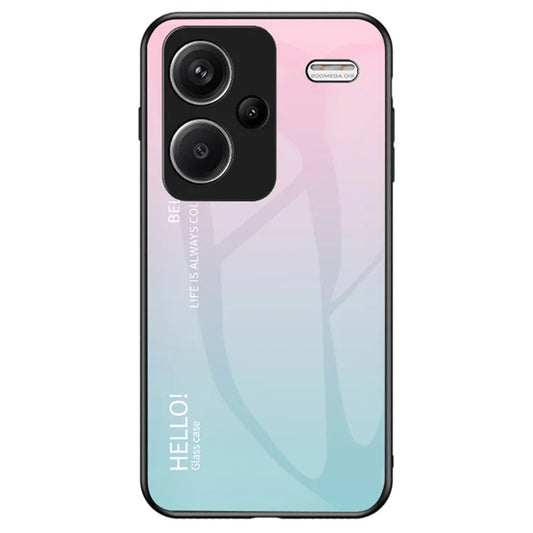For Xiaomi Redmi Note 13 Pro+ 5G Gradient Tempered Glass Case Drop Protection