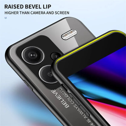 For Xiaomi Redmi Note 13 Pro+ 5G Gradient Tempered Glass Case Drop Protection