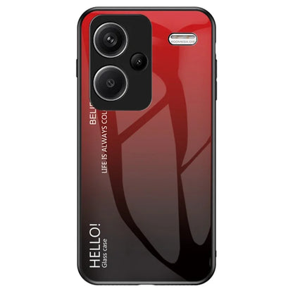 For Xiaomi Redmi Note 13 Pro+ 5G Gradient Tempered Glass Case Drop Protection