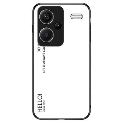 For Xiaomi Redmi Note 13 Pro+ 5G Gradient Tempered Glass Case Drop Protection