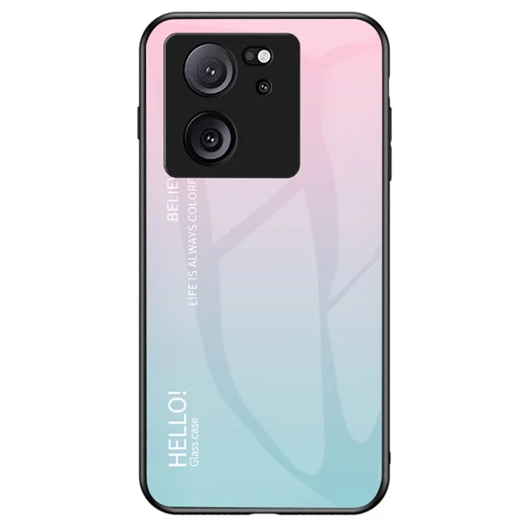 For Xiaomi 13T / 13T Pro / Redmi K60 Ultra Tempered Glass+PC+TPU Phone Case
