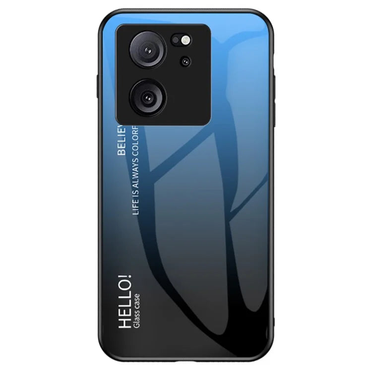 For Xiaomi 13T / 13T Pro / Redmi K60 Ultra Tempered Glass+PC+TPU Phone Case