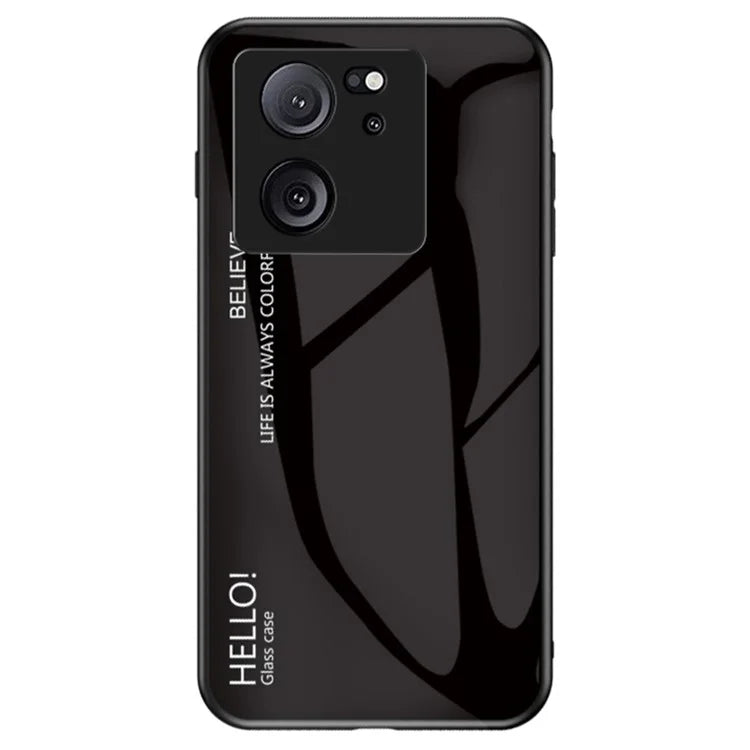 For Xiaomi 13T / 13T Pro / Redmi K60 Ultra Tempered Glass+PC+TPU Phone Case