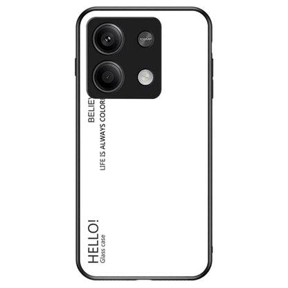 For Xiaomi Redmi Note 13 5G Gradient Phone Case Tempered Glass Cover