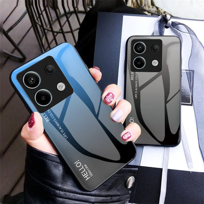 For Xiaomi Redmi Note 13 Pro 5G / Poco X6 5G Tempered Glass Case Shockproof Phone Cover