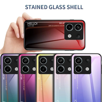 For Xiaomi Redmi Note 13 Pro 5G / Poco X6 5G Tempered Glass Case Shockproof Phone Cover