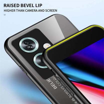 For Oppo A79 5G / A2 5G Case Gradient Color Tempered Glass Phone Cover