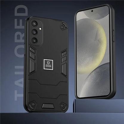 For Samsung Galaxy S24 Phone Case Dual Layer Soft TPU + Hard PC Protective Cover