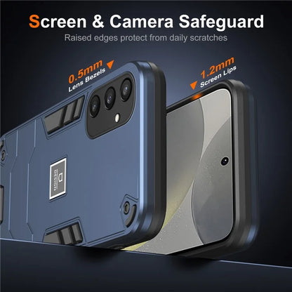 For Samsung Galaxy S24 Phone Case Dual Layer Soft TPU + Hard PC Protective Cover
