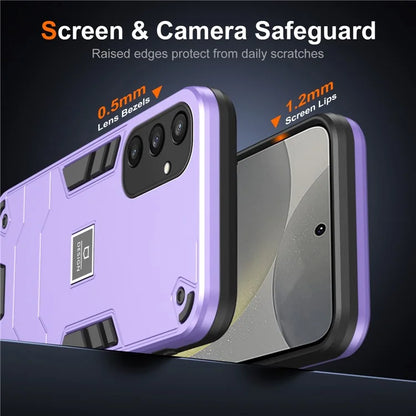For Samsung Galaxy S24 Phone Case Dual Layer Soft TPU + Hard PC Protective Cover