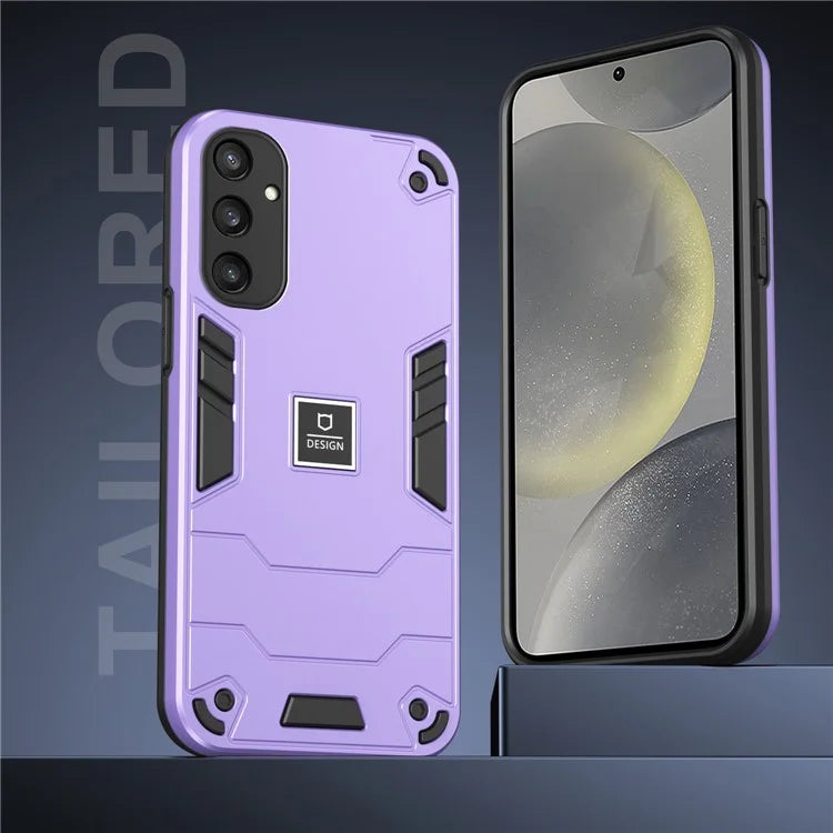 For Samsung Galaxy S24 Phone Case Dual Layer Soft TPU + Hard PC Protective Cover