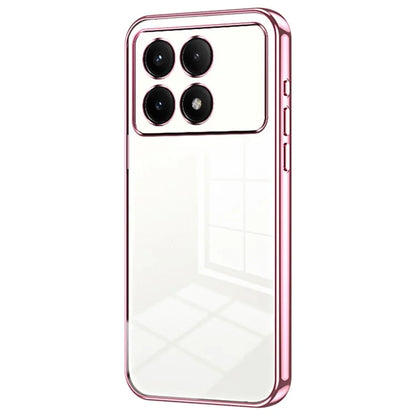 For Xiaomi Redmi K70E 5G / Poco X6 Pro 5G Cell Phone Case Soft TPU Electroplating Precise Lens Cutout Back Cover