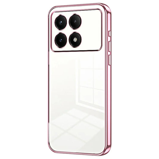 For Xiaomi Redmi K70E 5G / Poco X6 Pro 5G Cell Phone Case Soft TPU Electroplating Precise Lens Cutout Back Cover