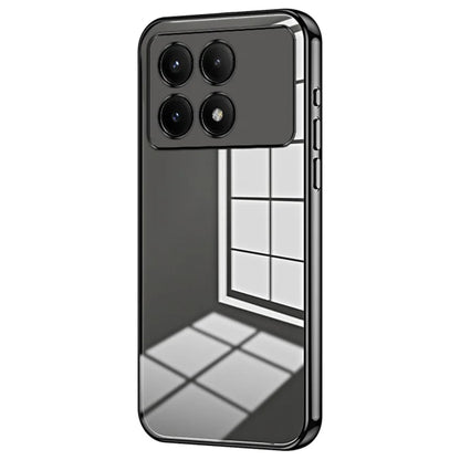 For Xiaomi Redmi K70E 5G / Poco X6 Pro 5G Cell Phone Case Soft TPU Electroplating Precise Lens Cutout Back Cover
