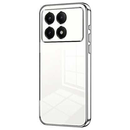 For Xiaomi Redmi K70E 5G / Poco X6 Pro 5G Cell Phone Case Soft TPU Electroplating Precise Lens Cutout Back Cover