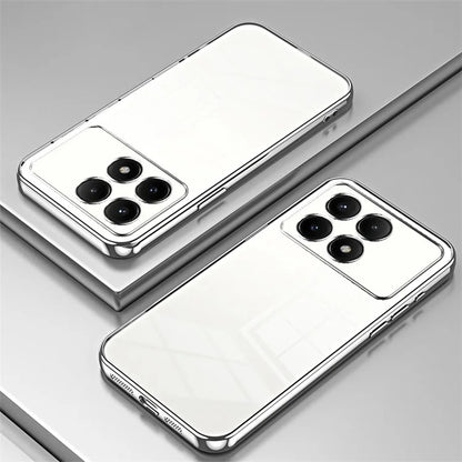 For Xiaomi Redmi K70E 5G / Poco X6 Pro 5G Cell Phone Case Soft TPU Electroplating Precise Lens Cutout Back Cover