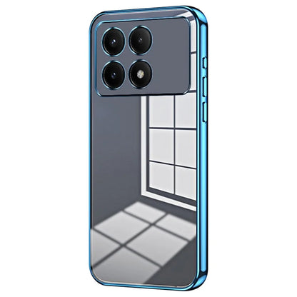 For Xiaomi Redmi K70E 5G / Poco X6 Pro 5G Cell Phone Case Soft TPU Electroplating Precise Lens Cutout Back Cover
