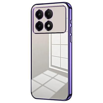 For Xiaomi Redmi K70E 5G / Poco X6 Pro 5G Cell Phone Case Soft TPU Electroplating Precise Lens Cutout Back Cover