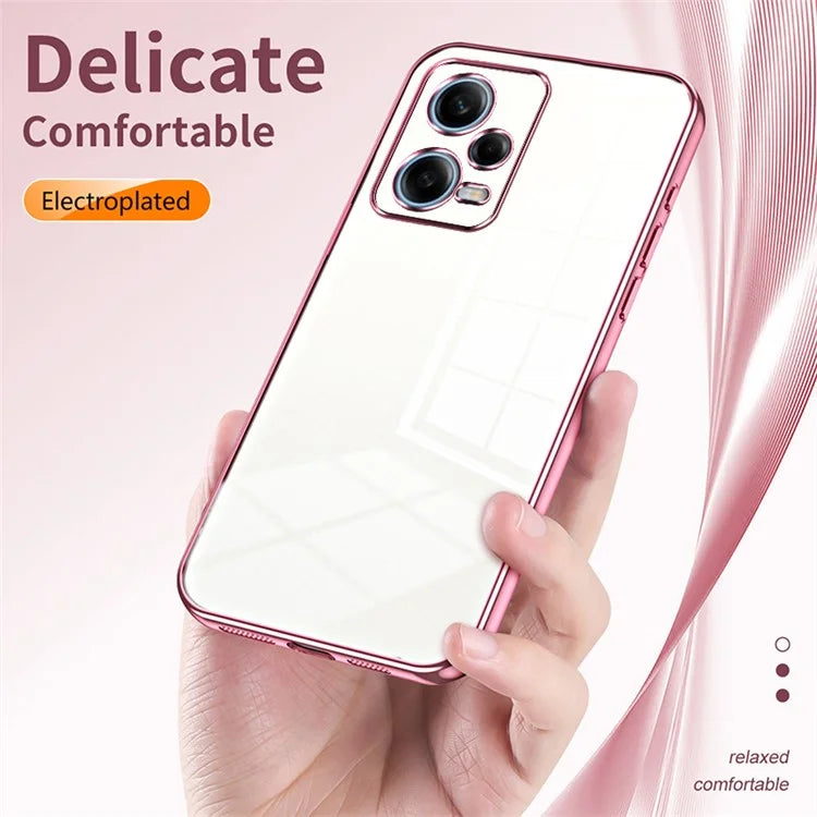 For Xiaomi Redmi Note 12 Pro 5G Case Anti-fall Soft TPU Cell Phone Cover with Precise Lens Cutout