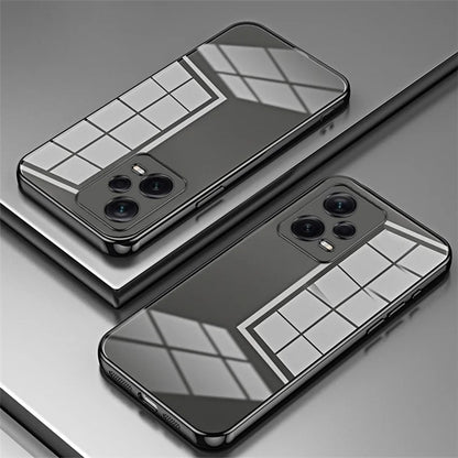 For Xiaomi Redmi Note 12 Pro+ 5G TPU Case Electroplating Precise Lens Cutout Back Shell
