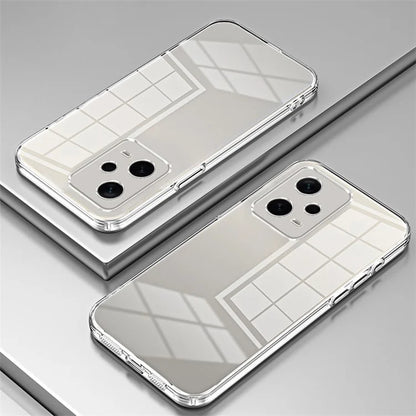 For Xiaomi Redmi Note 12 Pro+ 5G TPU Case Electroplating Precise Lens Cutout Back Shell