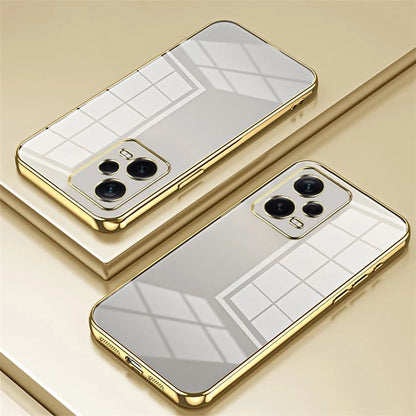 For Xiaomi Redmi Note 12 Pro+ 5G TPU Case Electroplating Precise Lens Cutout Back Shell