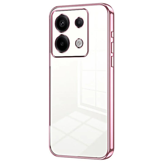 For Xiaomi Redmi Note 13 Pro 5G / Poco X6 5G Case Scratch-resistant TPU Electroplated Precise Lens Cutout Phone Shell