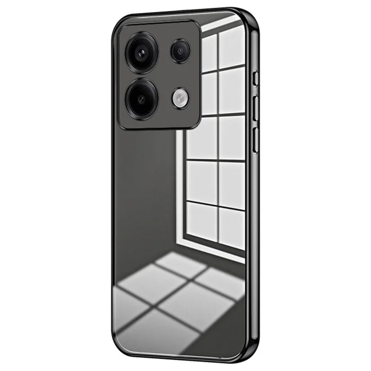 For Xiaomi Redmi Note 13 Pro 5G / Poco X6 5G Case Scratch-resistant TPU Electroplated Precise Lens Cutout Phone Shell