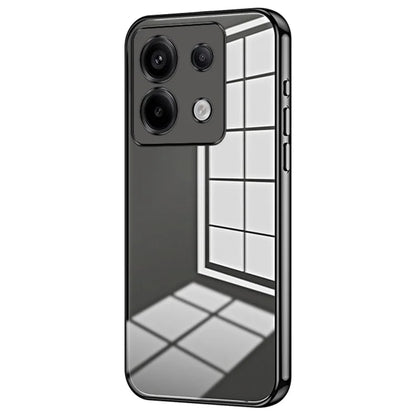 For Xiaomi Redmi Note 13 Pro 5G / Poco X6 5G Case Scratch-resistant TPU Electroplated Precise Lens Cutout Phone Shell