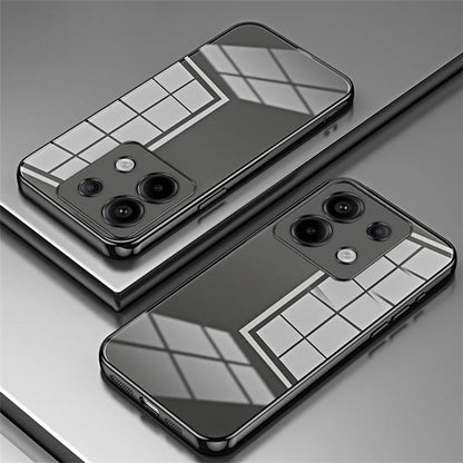 For Xiaomi Redmi Note 13 Pro 5G / Poco X6 5G Case Scratch-resistant TPU Electroplated Precise Lens Cutout Phone Shell