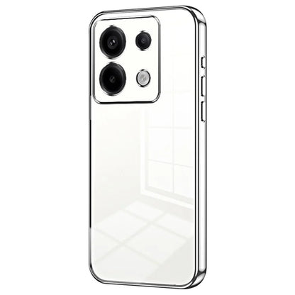 For Xiaomi Redmi Note 13 Pro 5G / Poco X6 5G Case Scratch-resistant TPU Electroplated Precise Lens Cutout Phone Shell